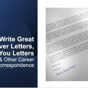 How to Write Great Cover Letters, etc.