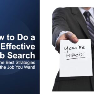 How to Do a More Effective Job Search